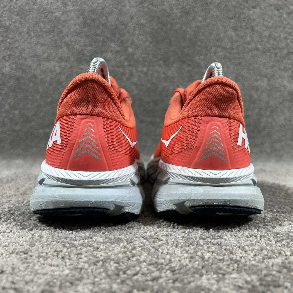 Hoka One One Clifton 7 1110509 HCWH Women’s Size 8.5 Coral White Running Shoes